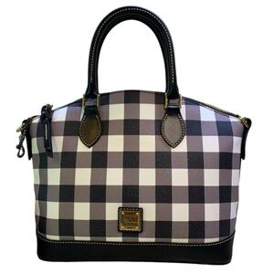 Dooney & Bourke Authentic Black & White Check
Darcy Satchel NWT original $389